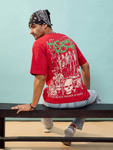 MASCLN SASSAFRAS - Unisex Red CHEMICAL ROMANCE Oversize T-Shirt